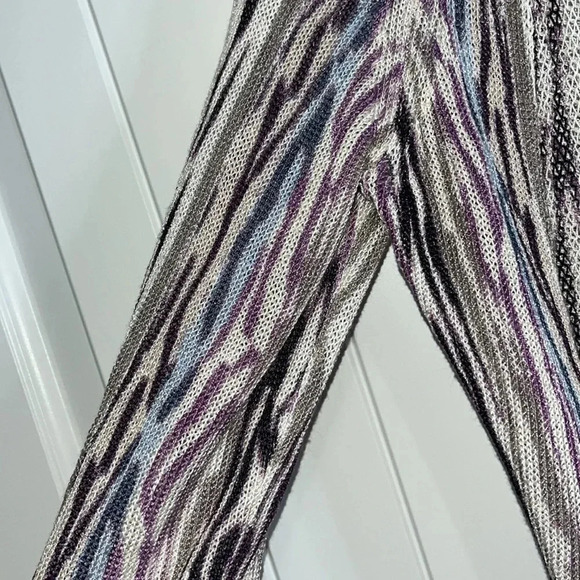 Nic + Zoe | linen blend colorful cardigan. Minor stretch flaw, see last pic. S - Picture 3 of 5